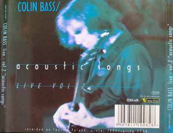 CD Colin Bass: Live Vol. 2 - Acoustic Songs