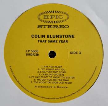 2LP Colin Blunstone: One Year DLX | LTD