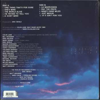 LP Colin Lake: One Thing That's For Sure