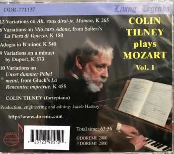 CD Wolfgang Amadeus Mozart: Colin Tilney Plays Mozart Vol.1