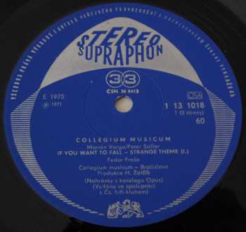 LP Collegium Musicum: Collegium Musicum