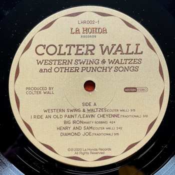 LP Colter Wall: Western Swing & Waltzes And Other Punchy Songs