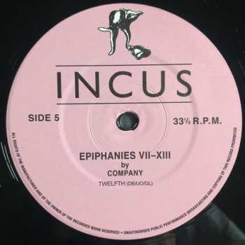 3LP Company: Epiphanies VII-XIII