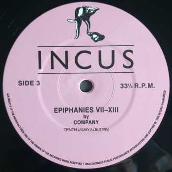 3LP Company: Epiphanies VII-XIII