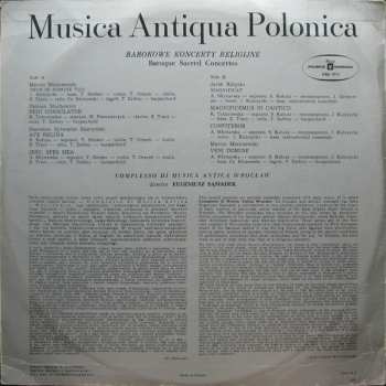 LP Complesso Di Musica Antica Wrocław: Baroque Sacred Concertos