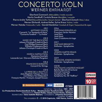 10CD/Box Set Wolfgang Amadeus Mozart: Muscia Napoletana • La Prise De La Bastille • Sinfonias Españolas