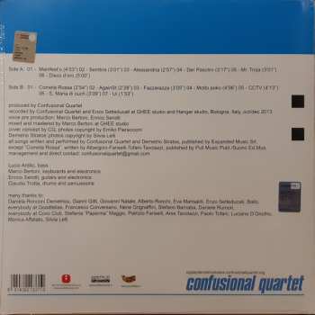 LP Confusional Quartet: Confusional Quartet Play Demetrio Stratos