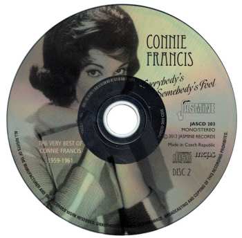 2CD Connie Francis: Everybody's Somebody's Fool - The Very Best Of Connie Francis 1959-1961