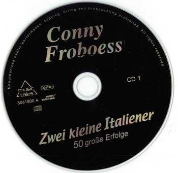 2CD Conny Froboess: Zwei Kleine Italiener - 50 Große Erfolge