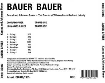 CD Conrad Bauer: Bauer Bauer