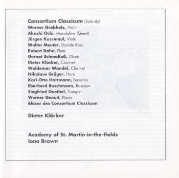 3CD The Academy Of St. Martin-in-the-Fields: Symphonies Concertantes