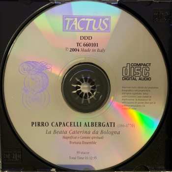 CD Fortuna Ensemble: La Beata Caterina Da Bologna Tentata di Solitudine, Oratorio – Magnificat E Cantate Spirituali