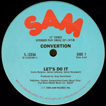 Convertion: Let's Do It / All I Want Is You