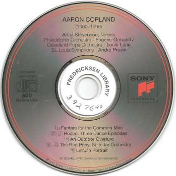CD Aaron Copland: Orchestral Works