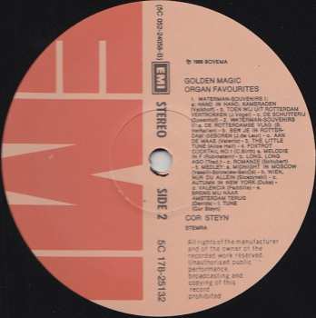 2LP Cor Steyn: Golden Magic Organ Favourites