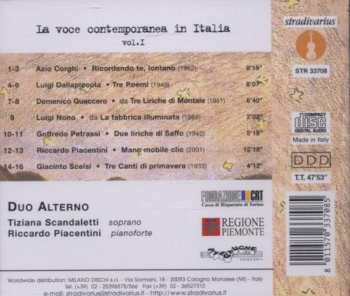 CD Luigi Dallapiccola: La Voce Contemporanea In Italia Vol. I