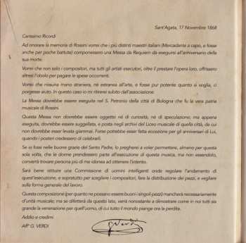 2CD Orchestra Del Teatro Alla Scala: Messa Per Requiem (A Requiem By Verdi And 12 Other Composers In Memory Of Rossini)