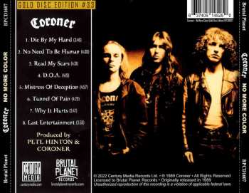 CD Coroner: No More Color CLR | LTD