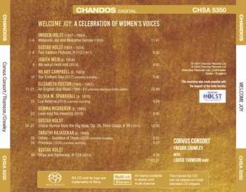 SACD Corvus Consort: Welcome Joy - A Celebration Of Women's Voices