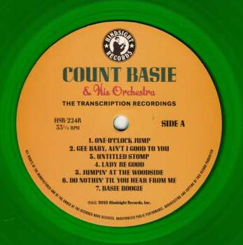 LP Count Basie Orchestra: The Transcription Recordings CLR