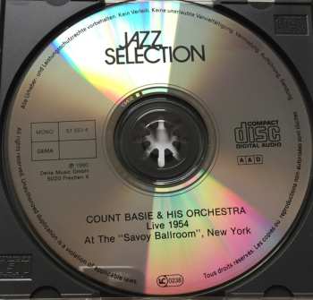CD Count Basie Orchestra: Live 1954 At The "Savoy Ballroom", New York
