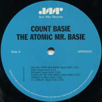 LP Count Basie Orchestra: The Atomic Mr. Basie LTD