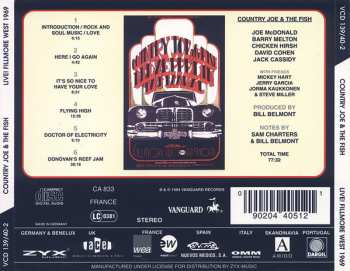CD Country Joe And The Fish: Live! Fillmore West 1969