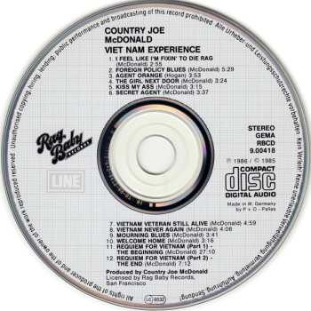 CD Country Joe McDonald: Vietnam Experience