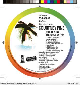 LP Courtney Pine: Journey To The Urge Within