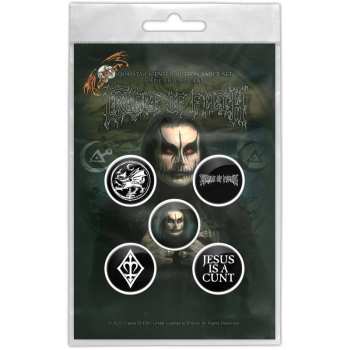Merch Cradle Of Filth: Set of Buttons Hammer Of The Witches/dani
