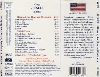 CD Craig H. Russell: Rhapsody For Horn And Orchestra • Middle Earth • Gate City