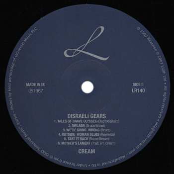LP Cream: Disraeli Gears
