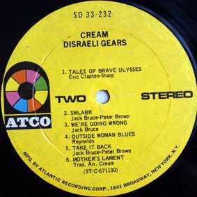 LP Cream: Disraeli Gears