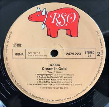 LP Cream: In Gold