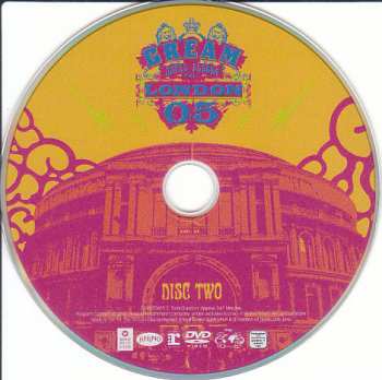 2DVD Cream: Royal Albert Hall - London - May 2-3-5-6 05