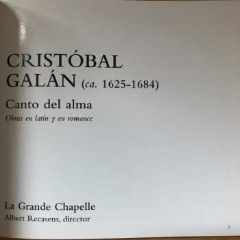 2CD/Box Set La Grande Chapelle: Canto Del Alma: Obras En Latín Y En Romance