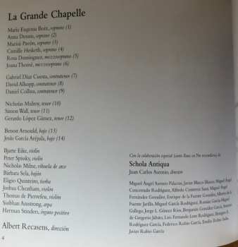 2CD/Box Set La Grande Chapelle: Canto Del Alma: Obras En Latín Y En Romance