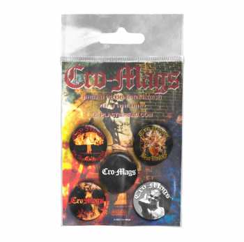Merch Cro-Mags: Set of Buttons Cro-mags Button Badge Set