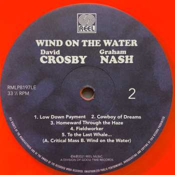 LP Crosby & Nash: Wind On The Water CLR | LTD | NUM