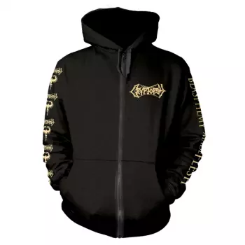 Sweatshirt With Zipper Blasphemy Made Flesh