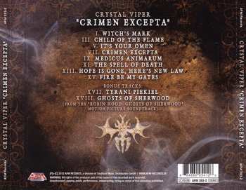 CD Crystal Viper: Crimen Excepta