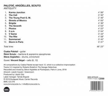 CD Vincent Segal: Antiquity