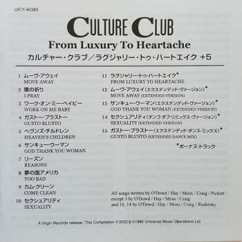 CD Culture Club: From Luxury To Heartache LTD