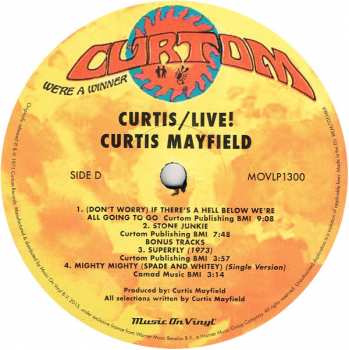 2LP Curtis Mayfield: Curtis / Live!