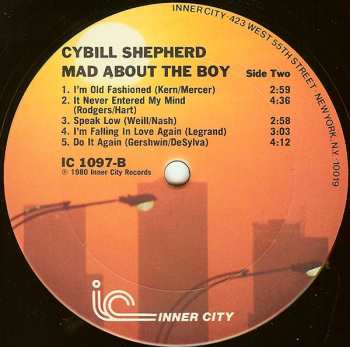 CD Cybill Shepherd: Mad About The Boy