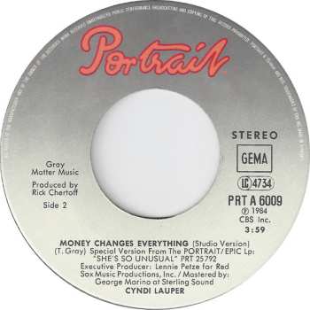 SP Cyndi Lauper: Money Changes Everything (Live)