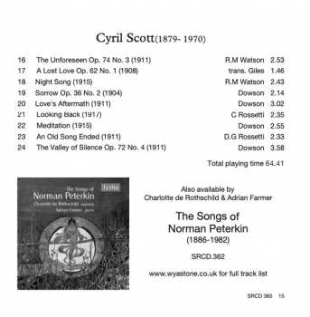 CD Cyril Scott: The Songs Of Cyril Scott