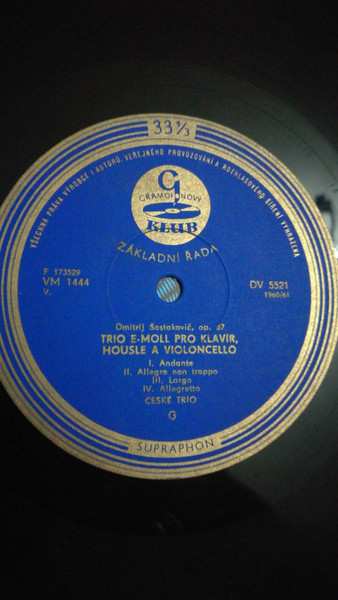 LP Dmitri Shostakovich: Trios