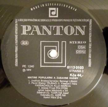 LP Czechoslovak Radio Dance Orchestra: Matiné Populární A Jazzové Hudby