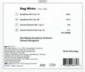CD Norrköping Symphony Orchestra: Symphonies 2 & 3 - Concert Overtures